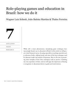 role-playing games and education in Brazil: how we do it