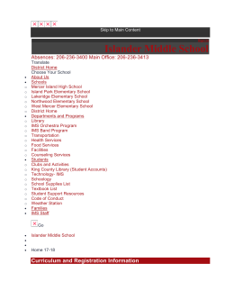 school policies - Mercer Island School District