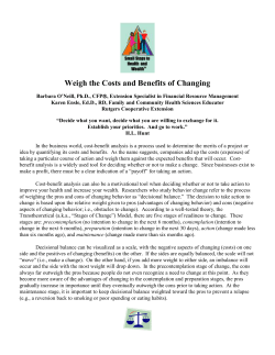 Small Steps To Health and Wealth