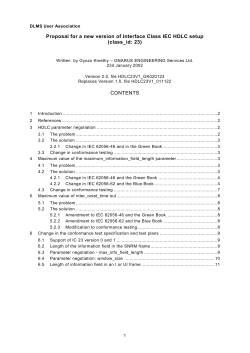 3 HDLC parameter negotiation