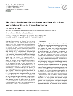 The effects of additional black carbon on the