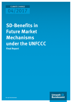 SD-Benefits in Future Market Mechanisms under the UNFCCC