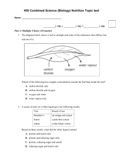 B4 test 2011 - HIS-IGSci-Bio