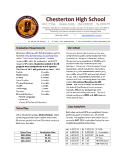 Chesterton High School - Duneland School Corporation