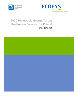 2020 Renewable Energy Target Realisation Forecast for