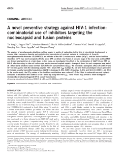 A novel preventive strategy against HIV-1 infection