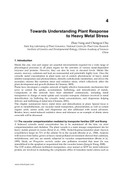 Towards Understanding Plant Response to Heavy
