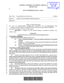 Senate Bill 708 - North Carolina General Assembly