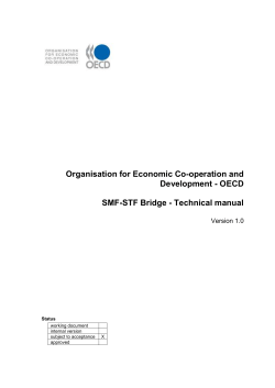 SMF-STF Bridge - Technical manual