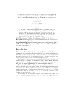 Scale-invariant boundary Harnack principle on inner uniform