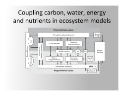 Coupling carbon, water, energy and nutrients in ecosystem