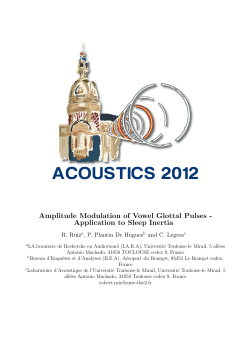 Amplitude Modulation of Vowel Glottal Pulses