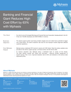 Banking and Financial Giant Reduces High Cost Effort by 63% with