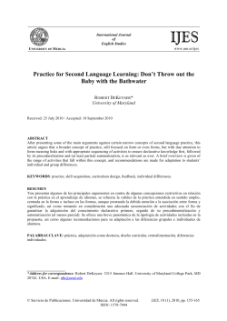 Practice for Second Language Learning
