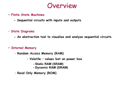 State Machines/Memory Slides