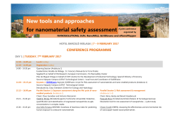 New tools and approaches for nanomaterial safety assessment A