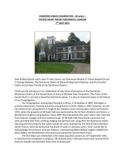 Read Sister Ferrera Weinzierl OP`s`letter to participants