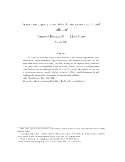 A note on expectational stability under non