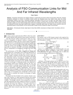Analysis of FSO Communication Links for Mid And Far Infrared