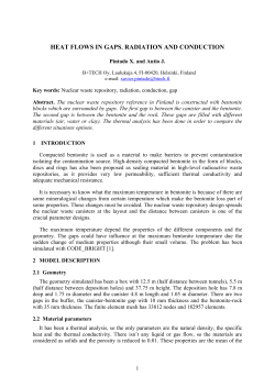 HEAT FLOWS IN GAPS. RADIATION AND CONDUCTION