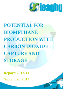 potential for biomethane production with carbon dioxide
