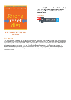 The Adrenal Reset Diet: Strategically Cycle Carbs