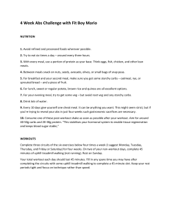 4 Week Abs Challenge with Fit Boy Mario