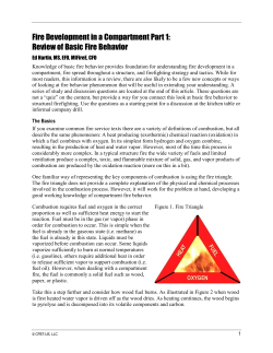 Fire Development in a Compartment - CFBT-US!