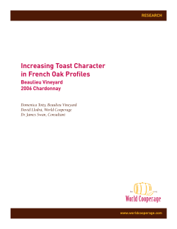 Increasing Toast Character in French Oak Profiles