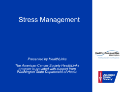 Stress Management