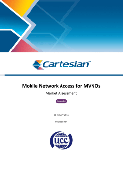 Mobile Network Access for MVNOs