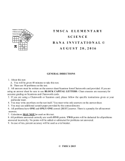 tmscaelementaryscienc ebanainvitational &copy; august 2 0 , 2 0 1 6
