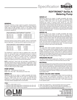 Series A - Spec Sheet