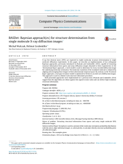 for structure determination from single molecule X