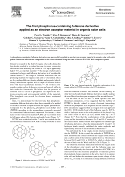 The first phosphorus-containing fullerene derivative
