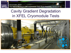 Cavity Gradient Degradation in XFEL Cryomodule Tests