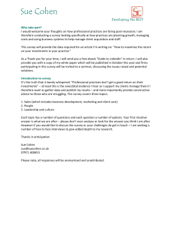 Professional practices Survey (Word)