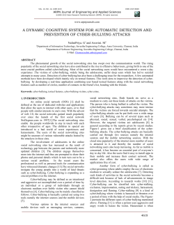 a dynamic cognitive system for automatic detection