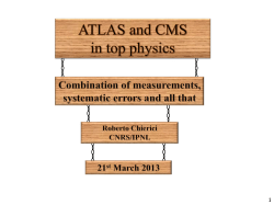 Top mass - indico in2p3