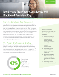 Identify and Track Your Constituents with Blackbaud Persistent Key