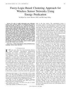 Fuzzy-Logic-Based Clustering Approach for Wireless Sensor