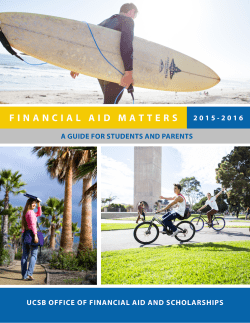financial aid matters - UCSB Financial Aid