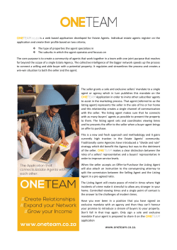 Marketing Document for your Seller