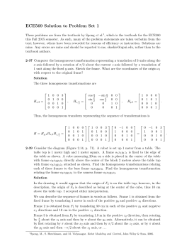 ECE569 Solution to Problem Set 1