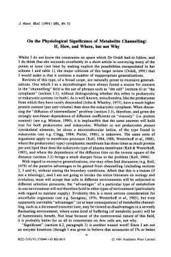 On the Physiological Significance of Metabolite Channelling: If, How