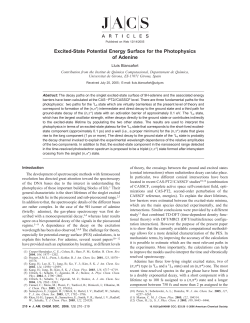 Excited-State Potential Energy Surface for the