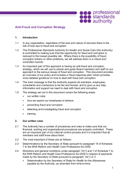 Anti-Fraud and Corruption Strategy