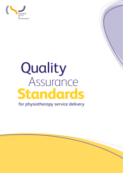 Assurance - The Chartered Society of Physiotherapy
