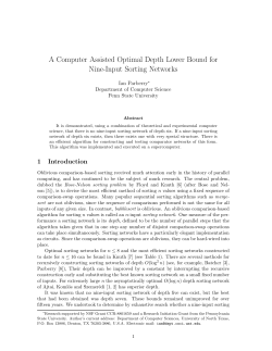 A Computer Assisted Optimal Depth Lower Bound for Nine