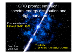 spectral energy distribution and light curve profile